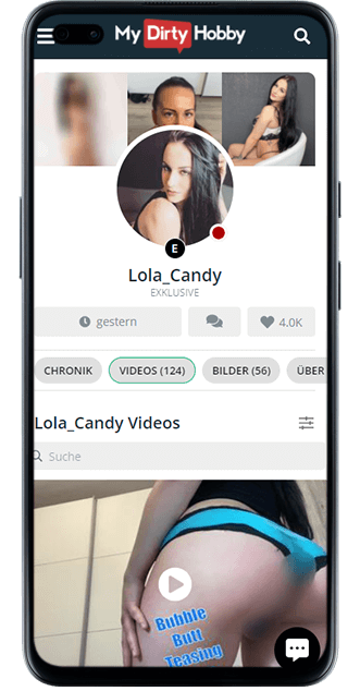 Lola Candy bei MyDirtyHobby